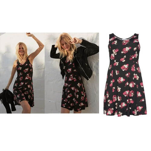 Romantilise mustriga kleit firmalt AJC*