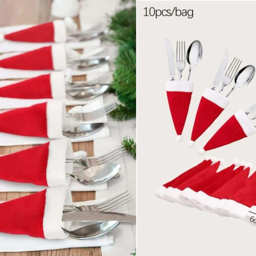 Mütsikujulised hoidikud söögiriistadele 10tk*