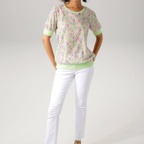 Ilusa mustriga pluus firmalt Aniston*